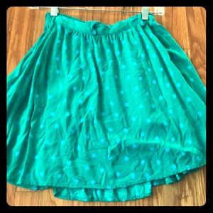 Mini polka dot skirt size S